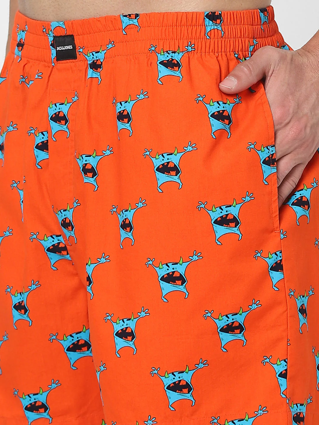 Orange Printed Boxers - Image 4