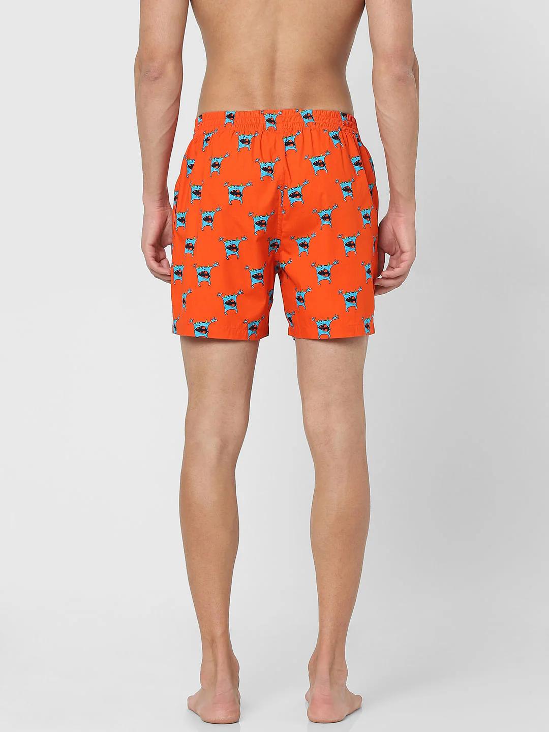 Orange Printed Boxers - Image 5