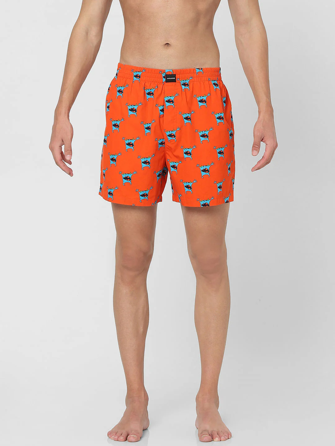 Orange Printed Boxers - Image 6