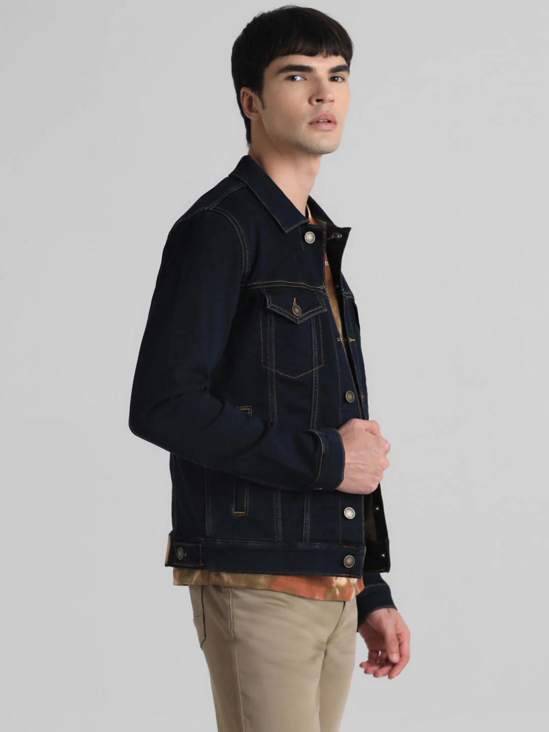 Dark Blue Denim Jacket - Image 3