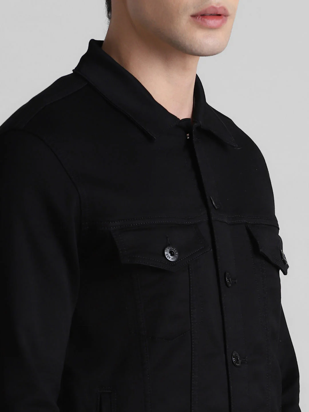 Black Denim Jacket - Image 5