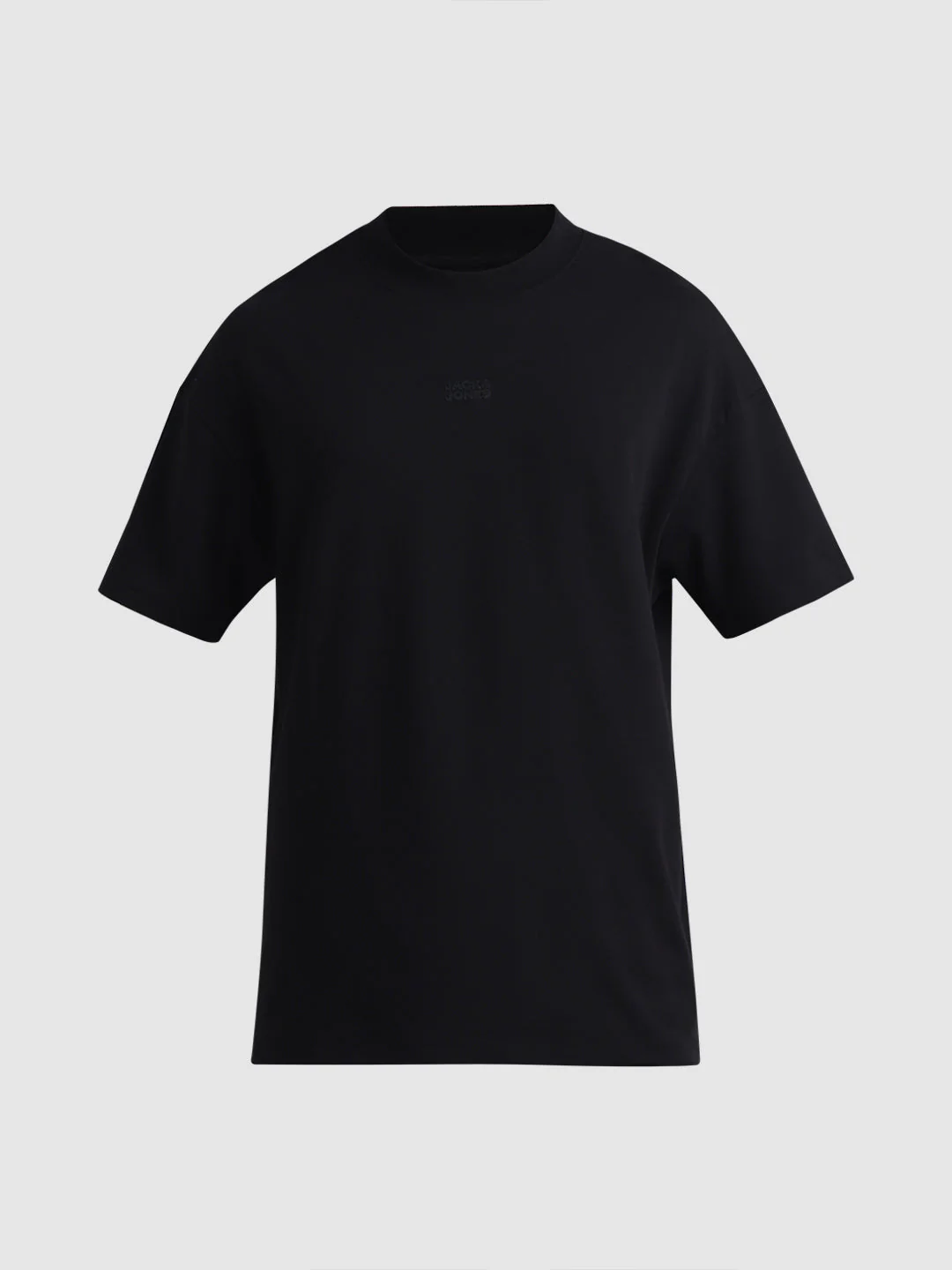 Knitted Crew Neck T-shirt - Black - Image 7