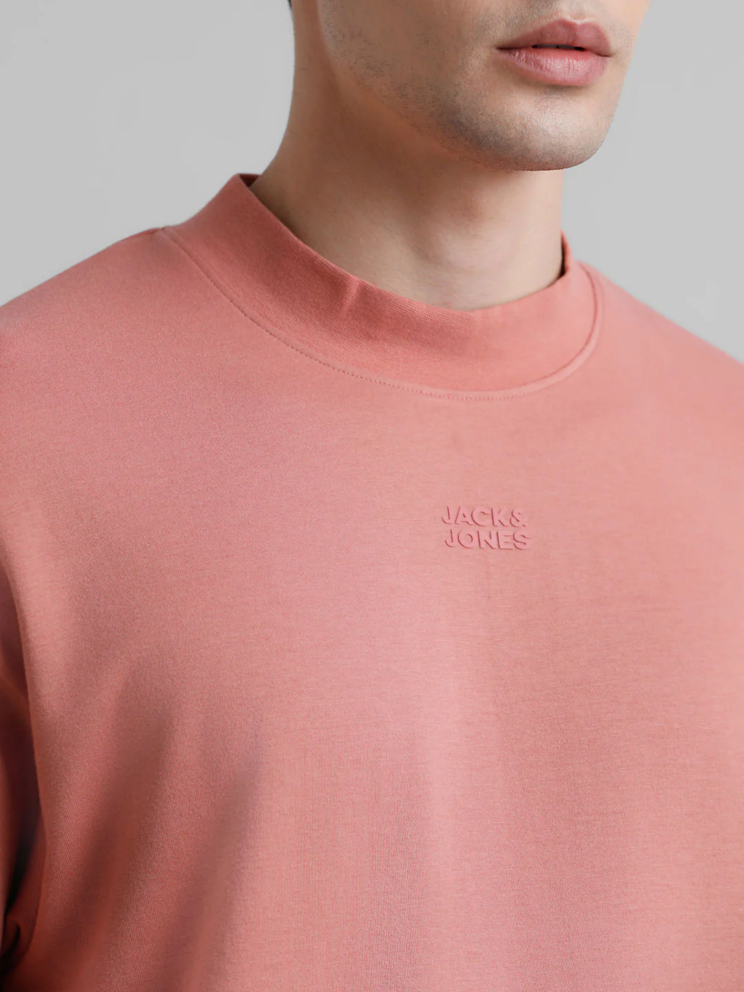 Pink Logo Print Oversized T-shirt - Image 5