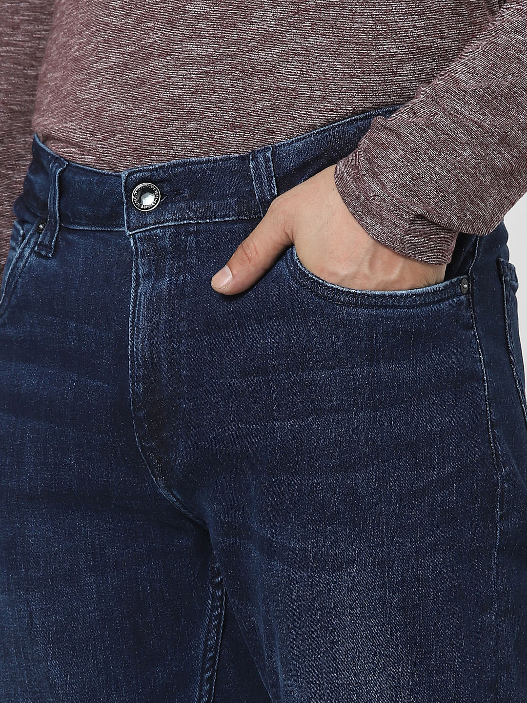 Blue Low Rise Ben Skinny Jeans - Image 5