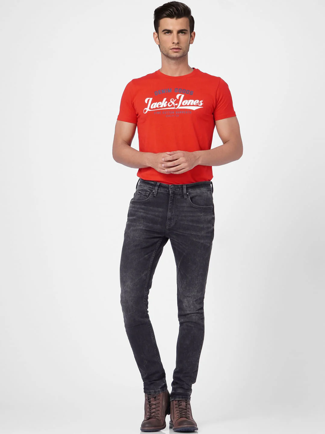Black Low Rise Liam Skinny Jeans