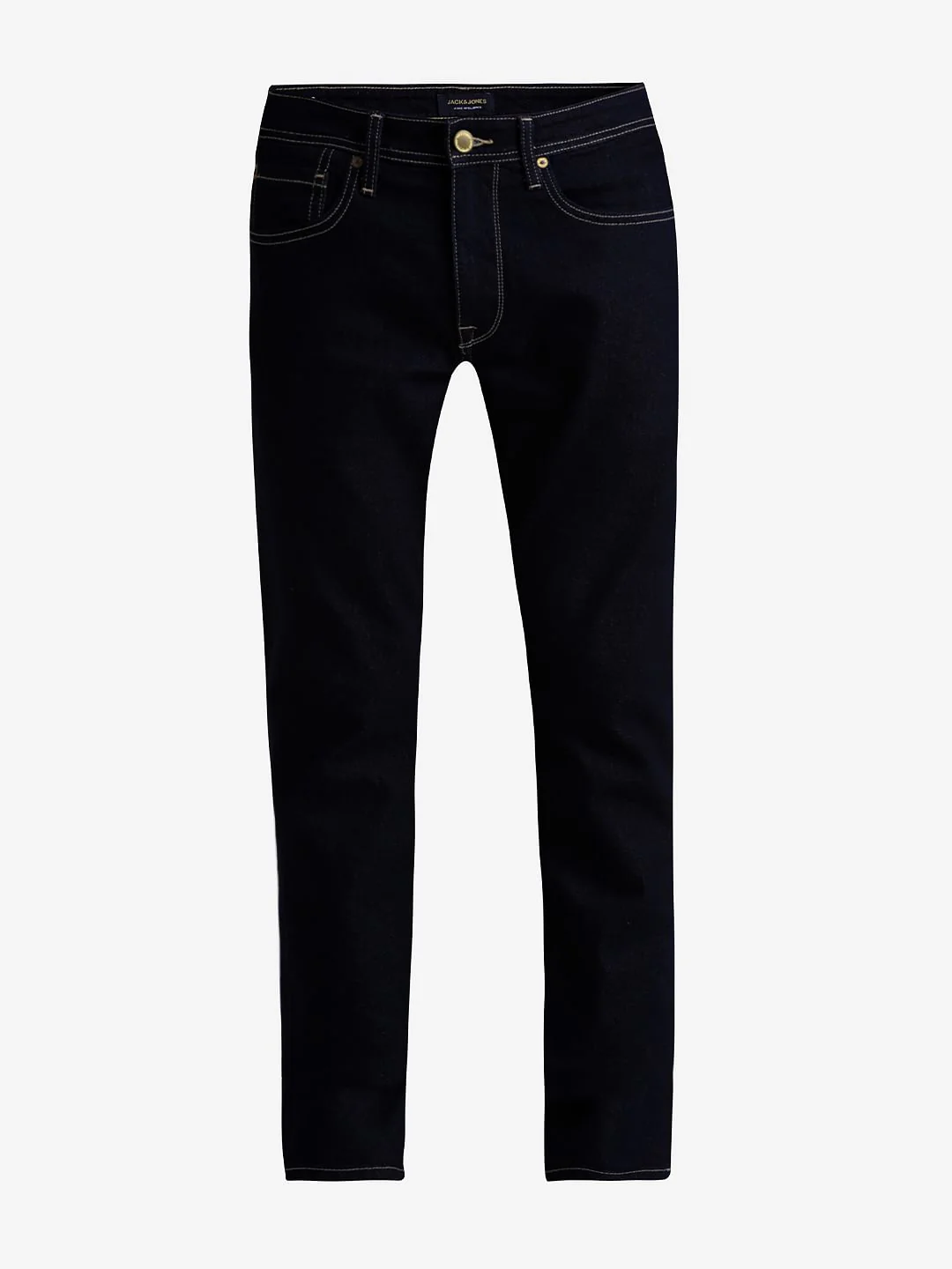 Dark Blue Mid Rise Clark Regular Fit Jeans - Image 6