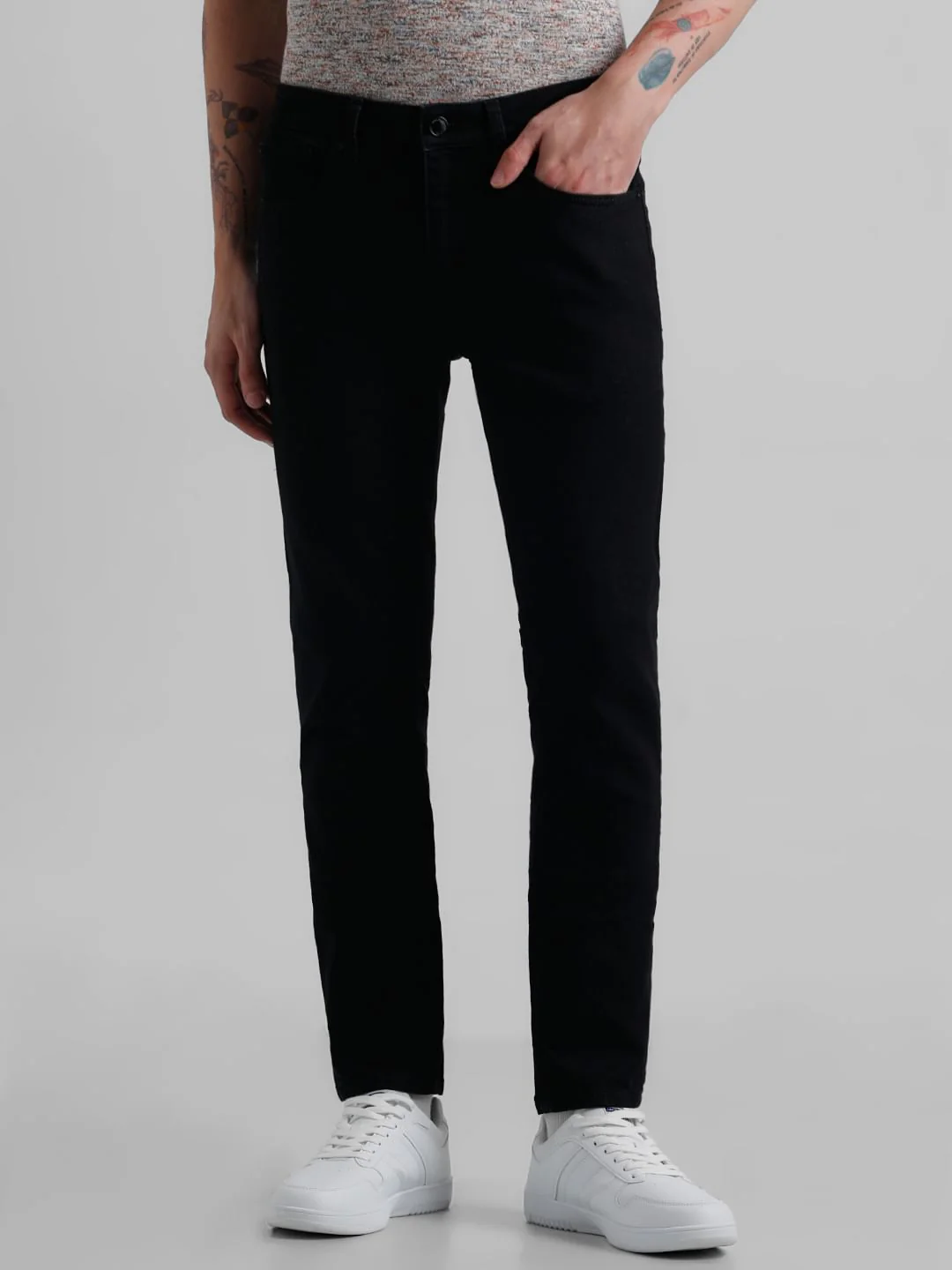 Black Low Rise Ben Skinny Fit Jeans
