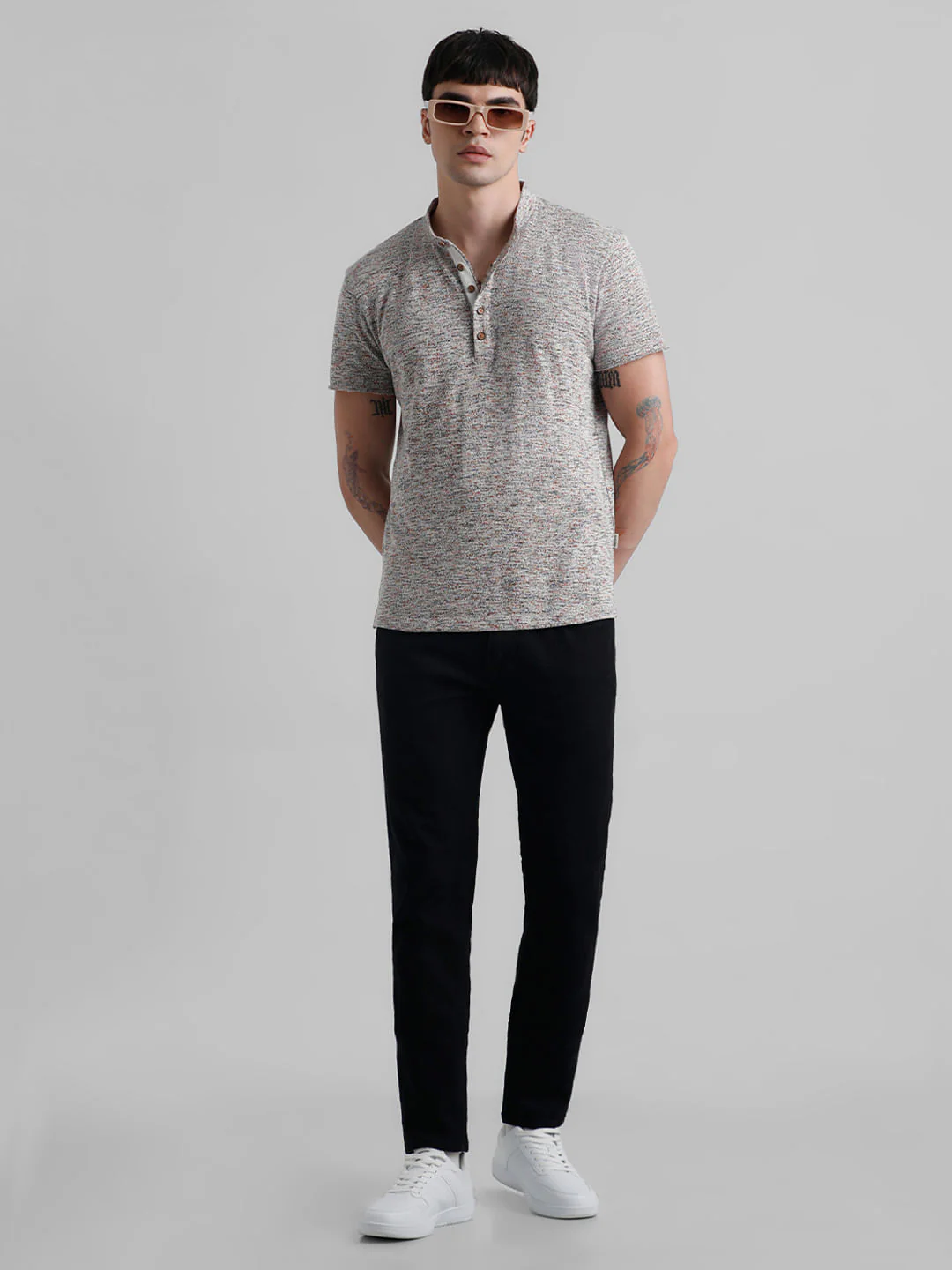 Black Low Rise Ben Skinny Fit Jeans - Image 5