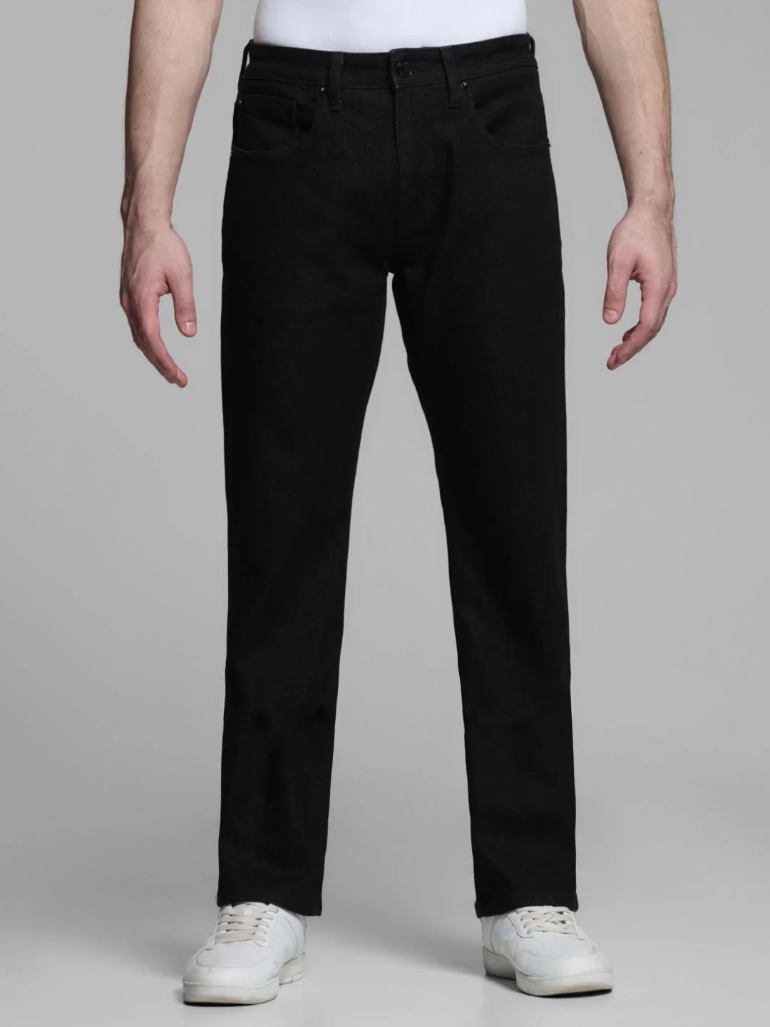 High Rise Bootcut Jeans - Black - Image 8