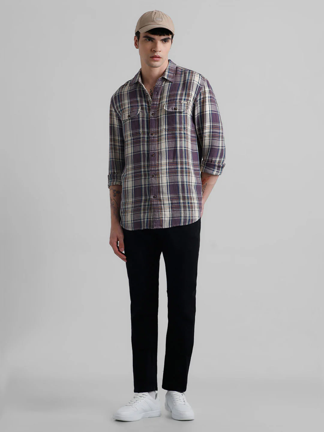Black Mid Rise Clark Regular Fit Jeans - Image 5