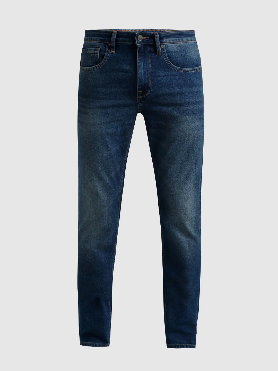 Blue Low Rise Washed Glenn Slim Jeans - Image 6
