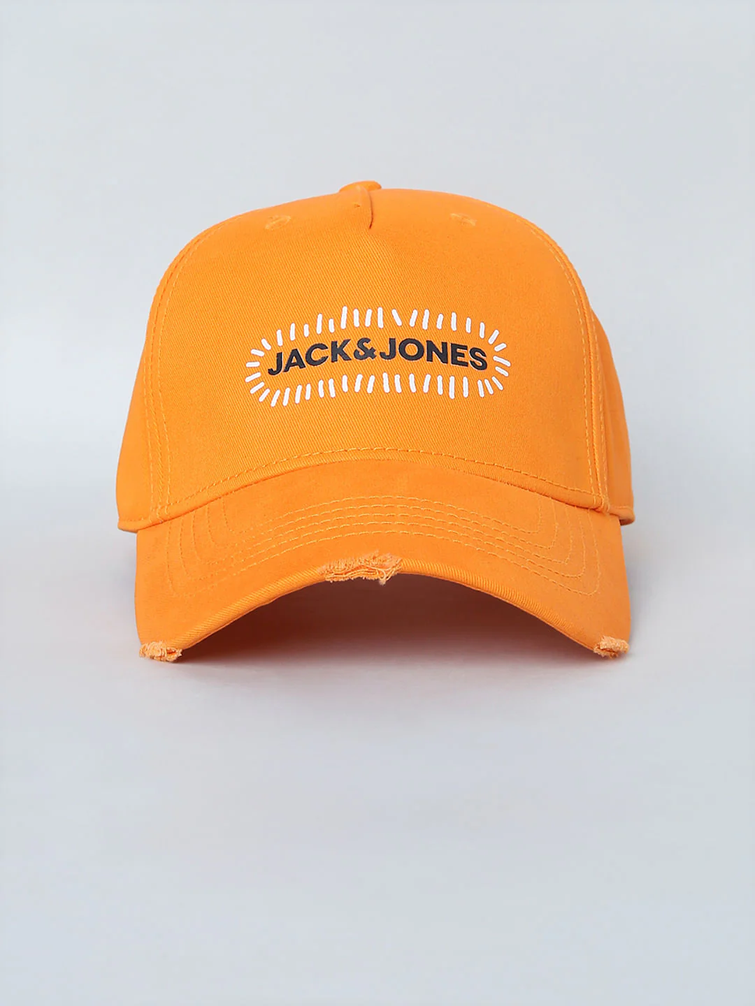 Golden Yellow Logo Print Baseball Cap - Image 2