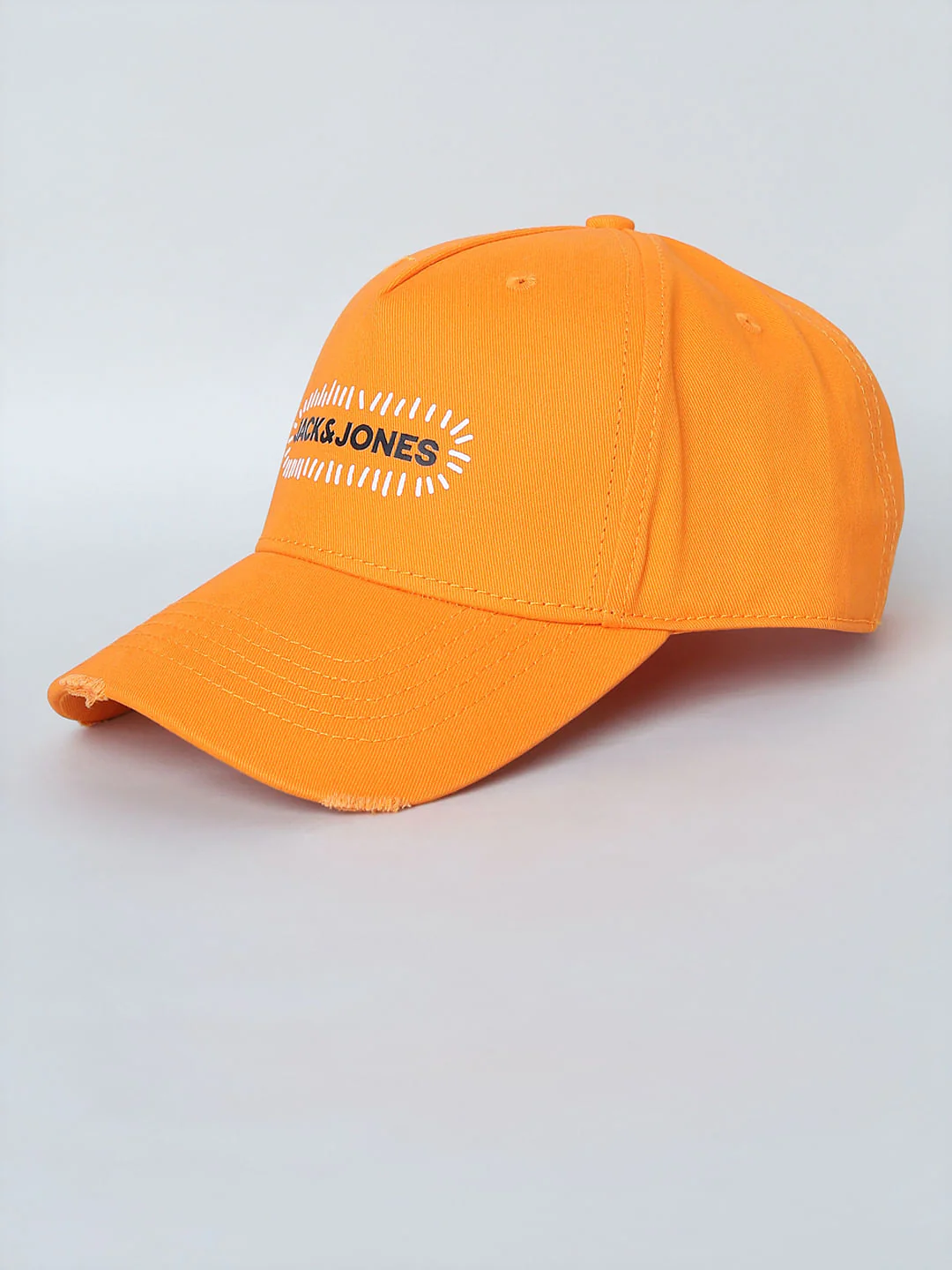Golden Yellow Logo Print Baseball Cap - Image 5