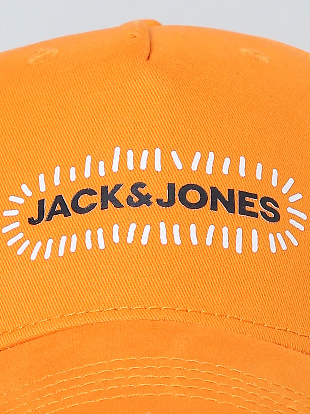 Golden Yellow Logo Print Baseball Cap - Image 6