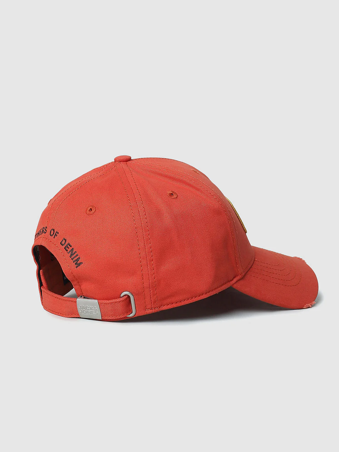 Orange Embroidered Logo Baseball Cap - Image 5