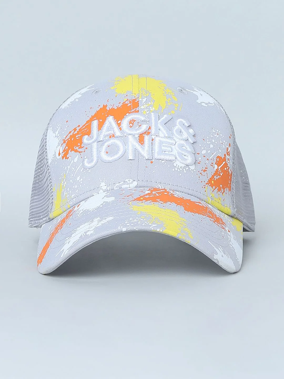 Grey Splash Print Cap - Image 2