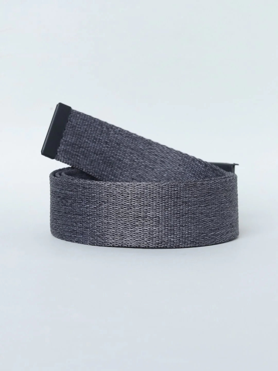 Dark Grey Snap Buckle Belt - Image 3
