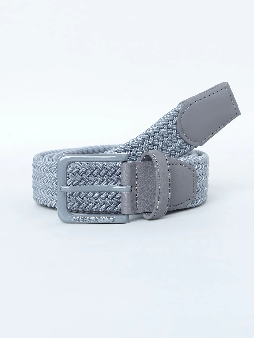 Grey Woven Braided Belt - Image 2