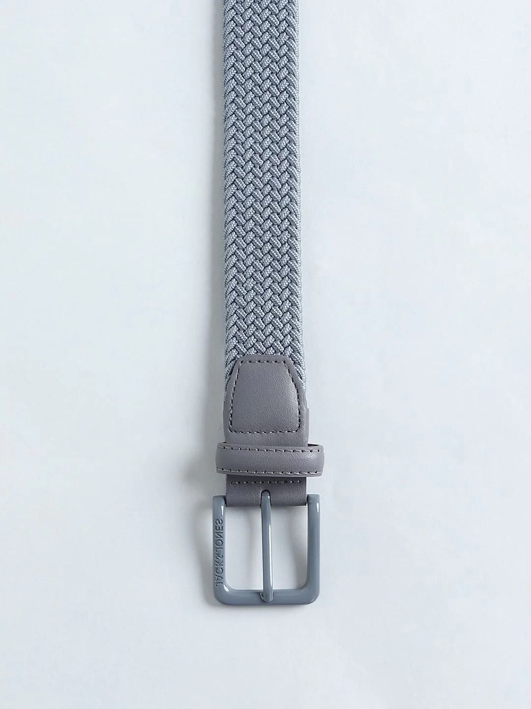 Grey Woven Braided Belt - Image 4