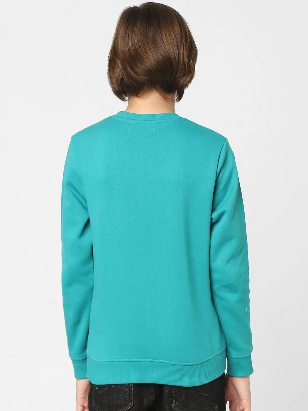 Boys Blue Typographic Print Sweatshirt - Image 4