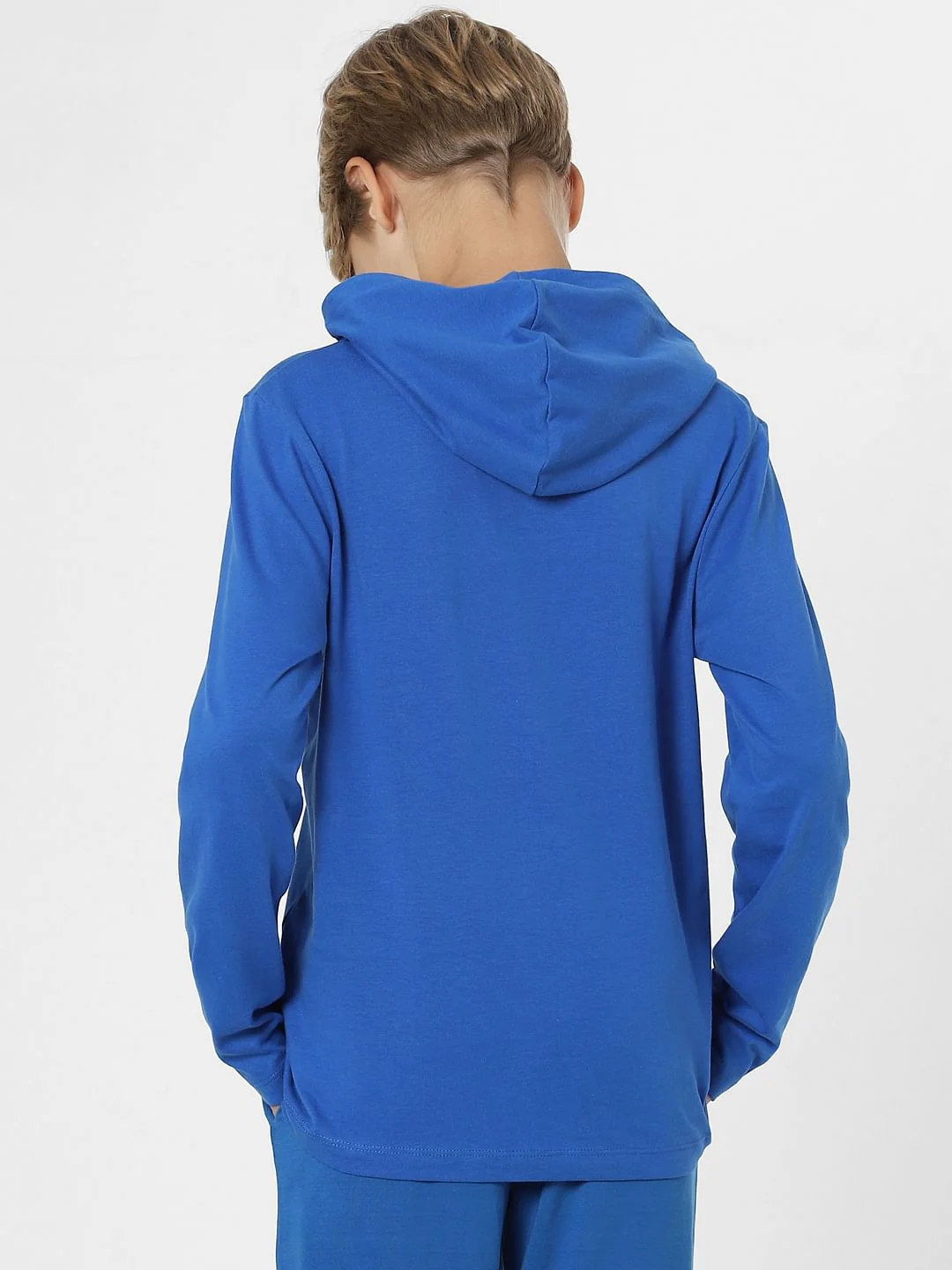 Boys Blue Graphic Print Co-ord Sweatshirt - Image 4