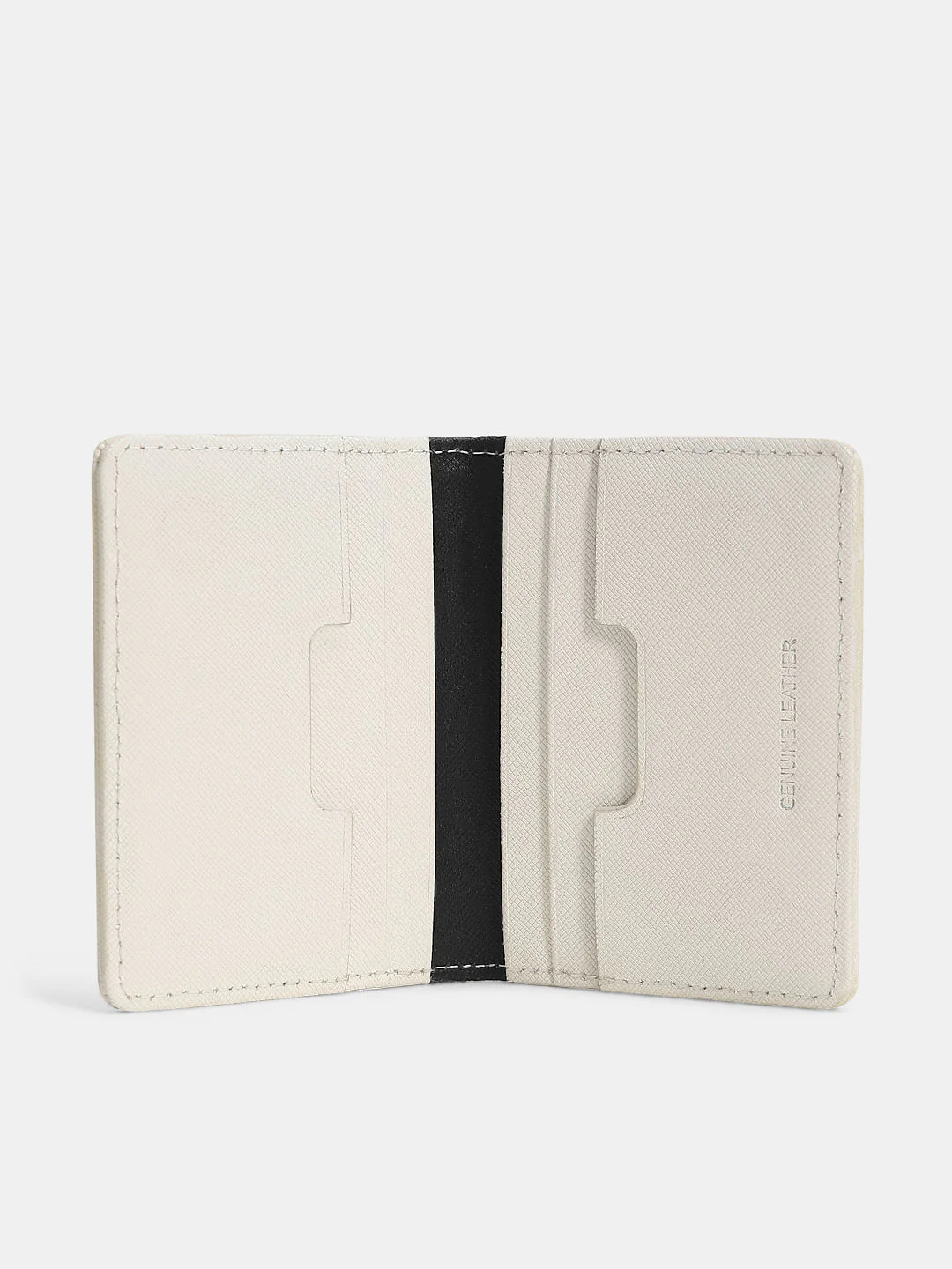 Beige Premium Leather Card Holder - Image 3