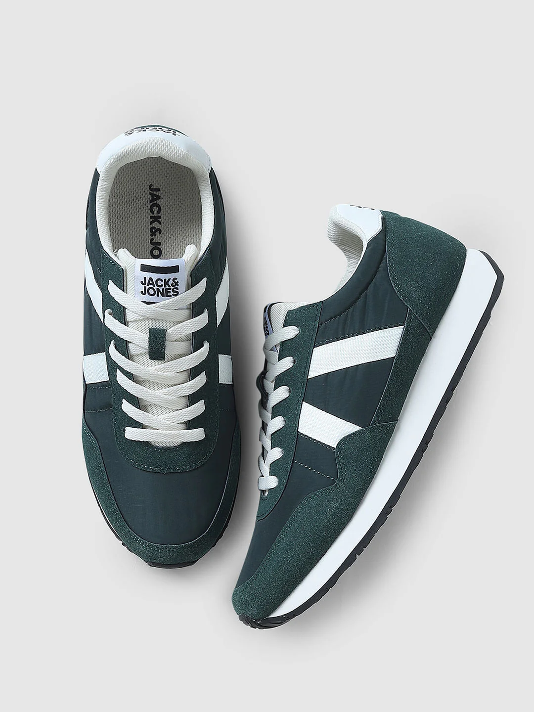 Dark Green Mesh Sneakers - Image 2
