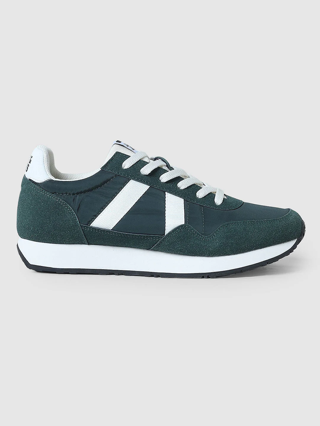 Dark Green Mesh Sneakers - Image 3