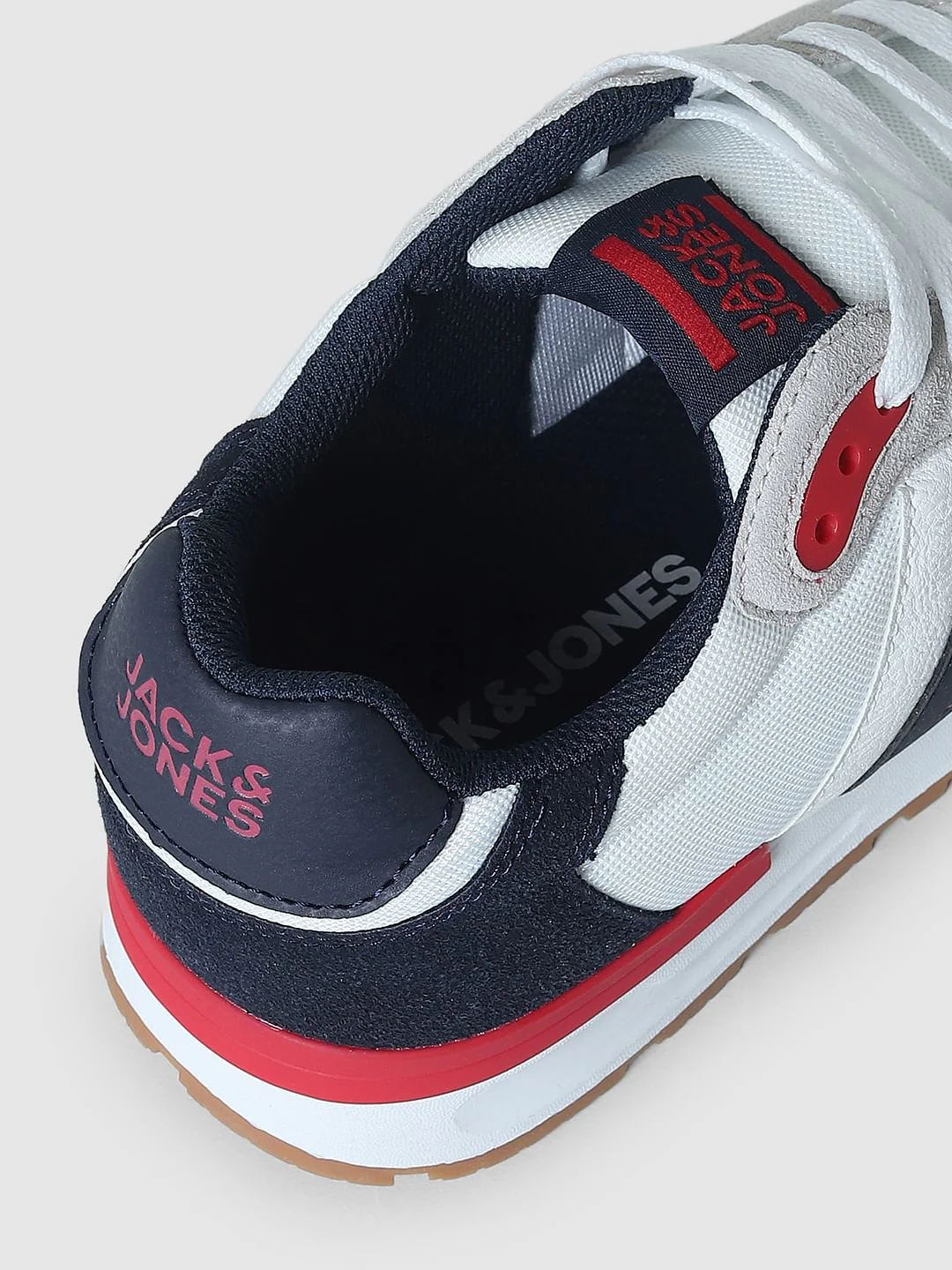 White Colourblocked Sneakers - Image 8