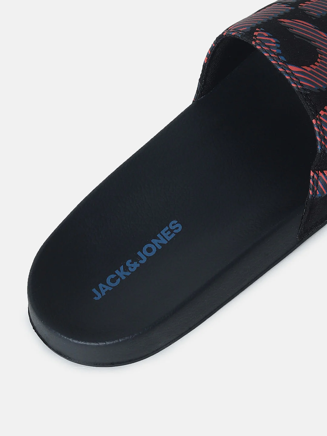 Black Logo Print Pool Sliders - Image 7