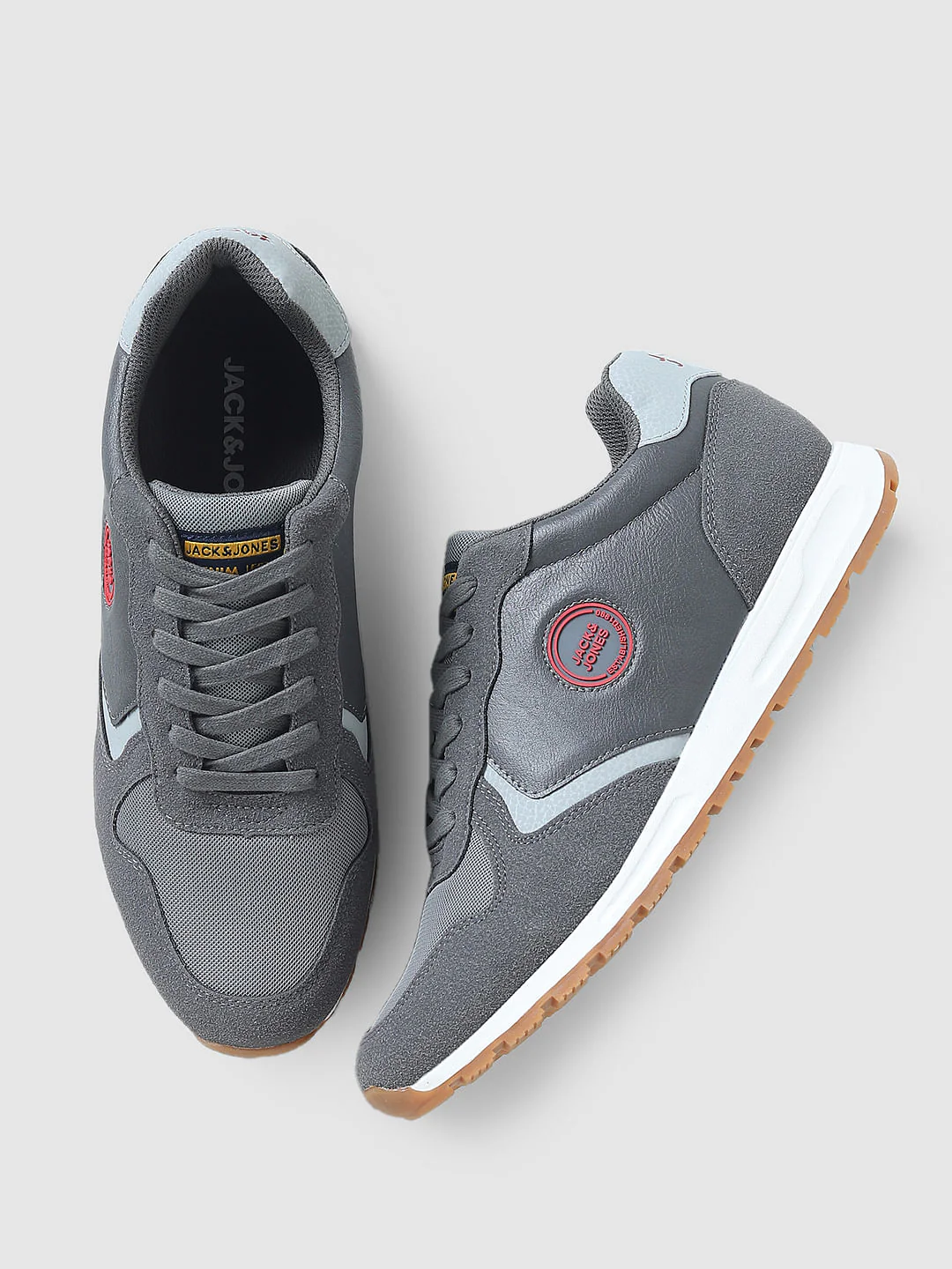 Grey PU Sneakers - Image 2