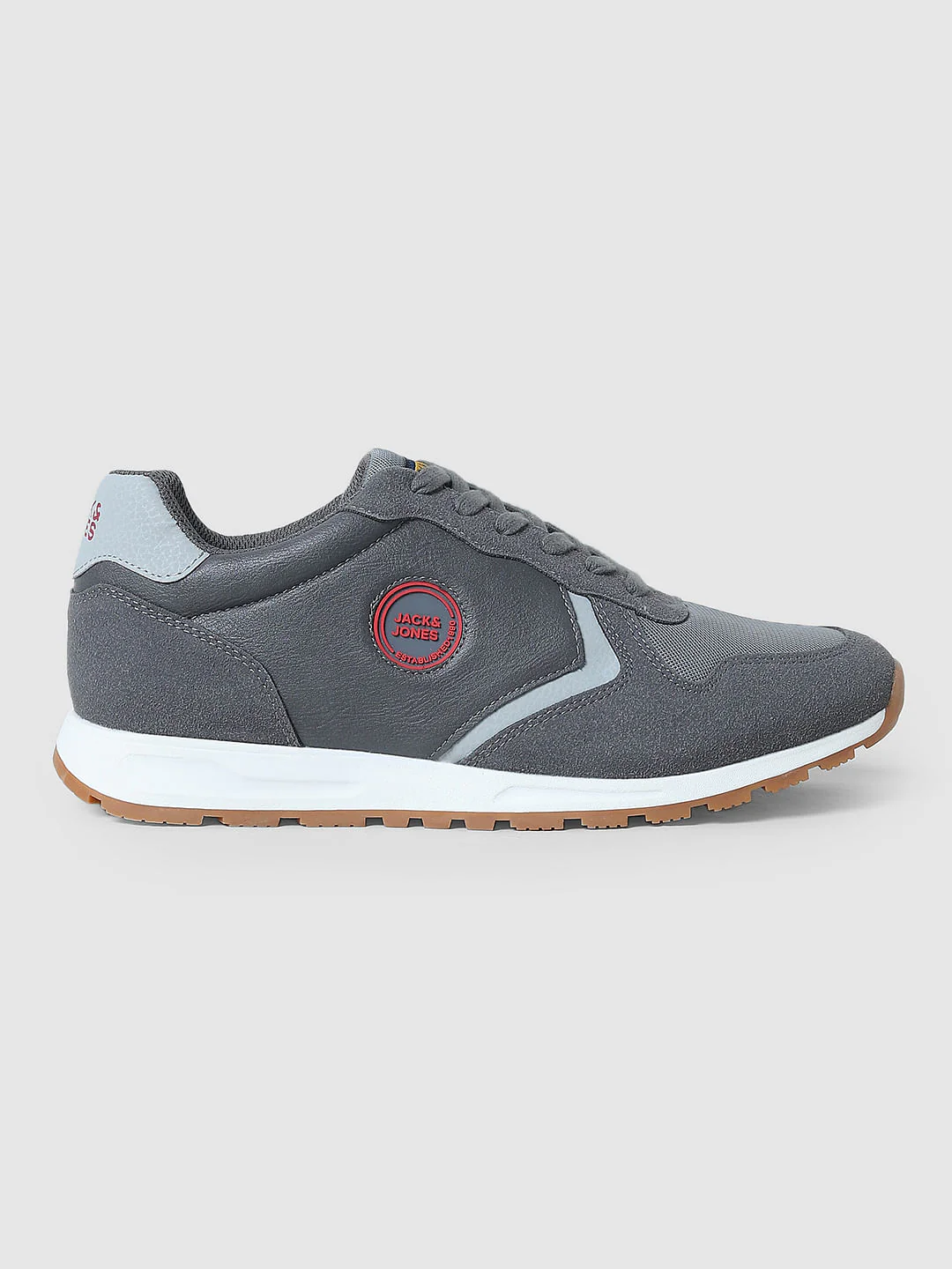Grey PU Sneakers - Image 3