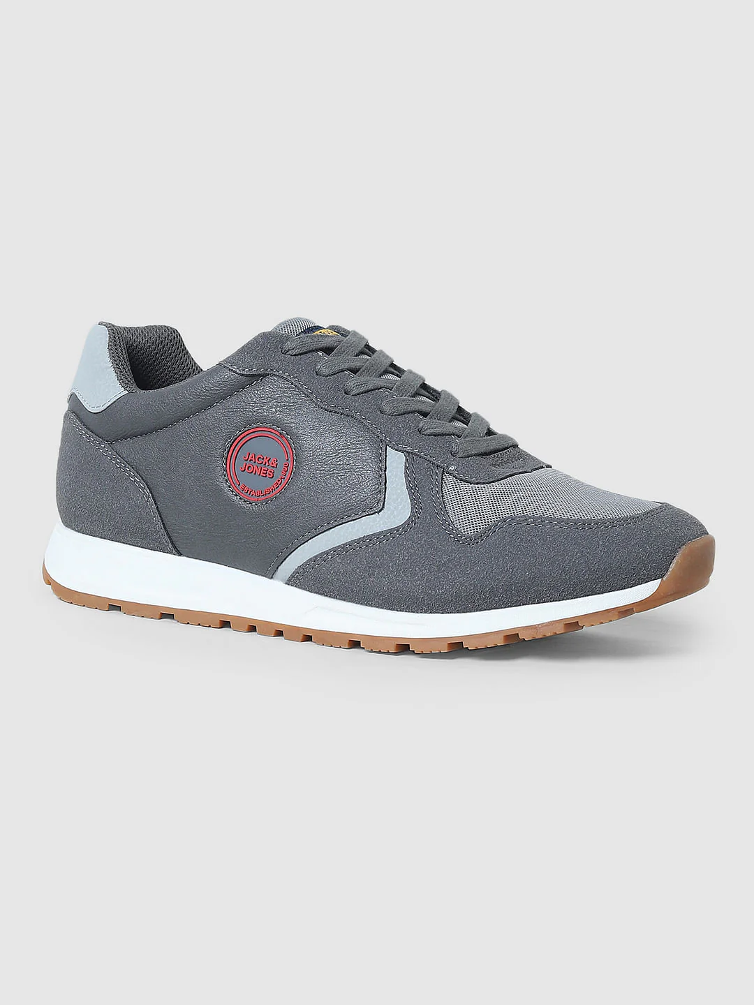 Grey PU Sneakers - Image 4