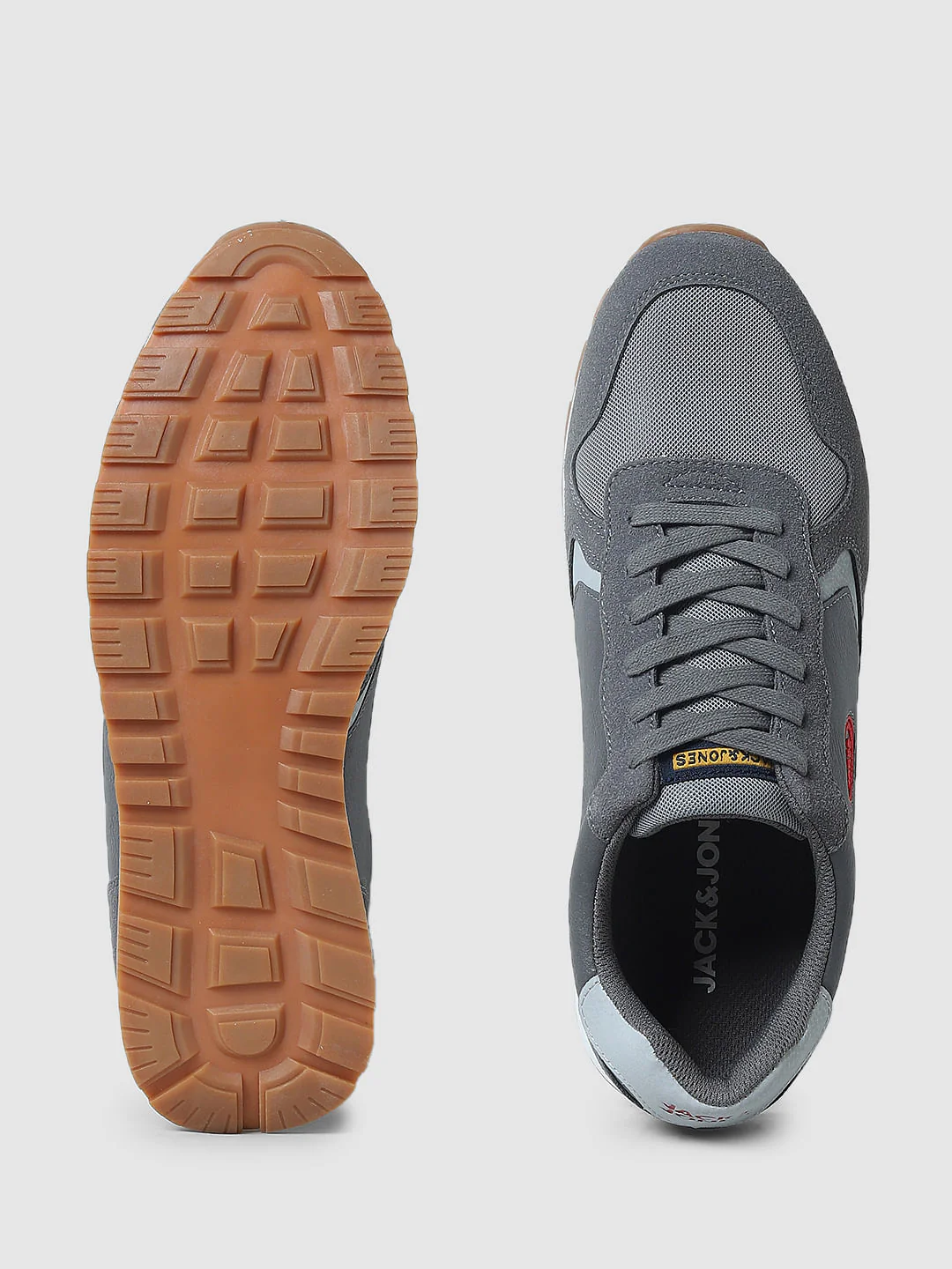 Grey PU Sneakers - Image 5