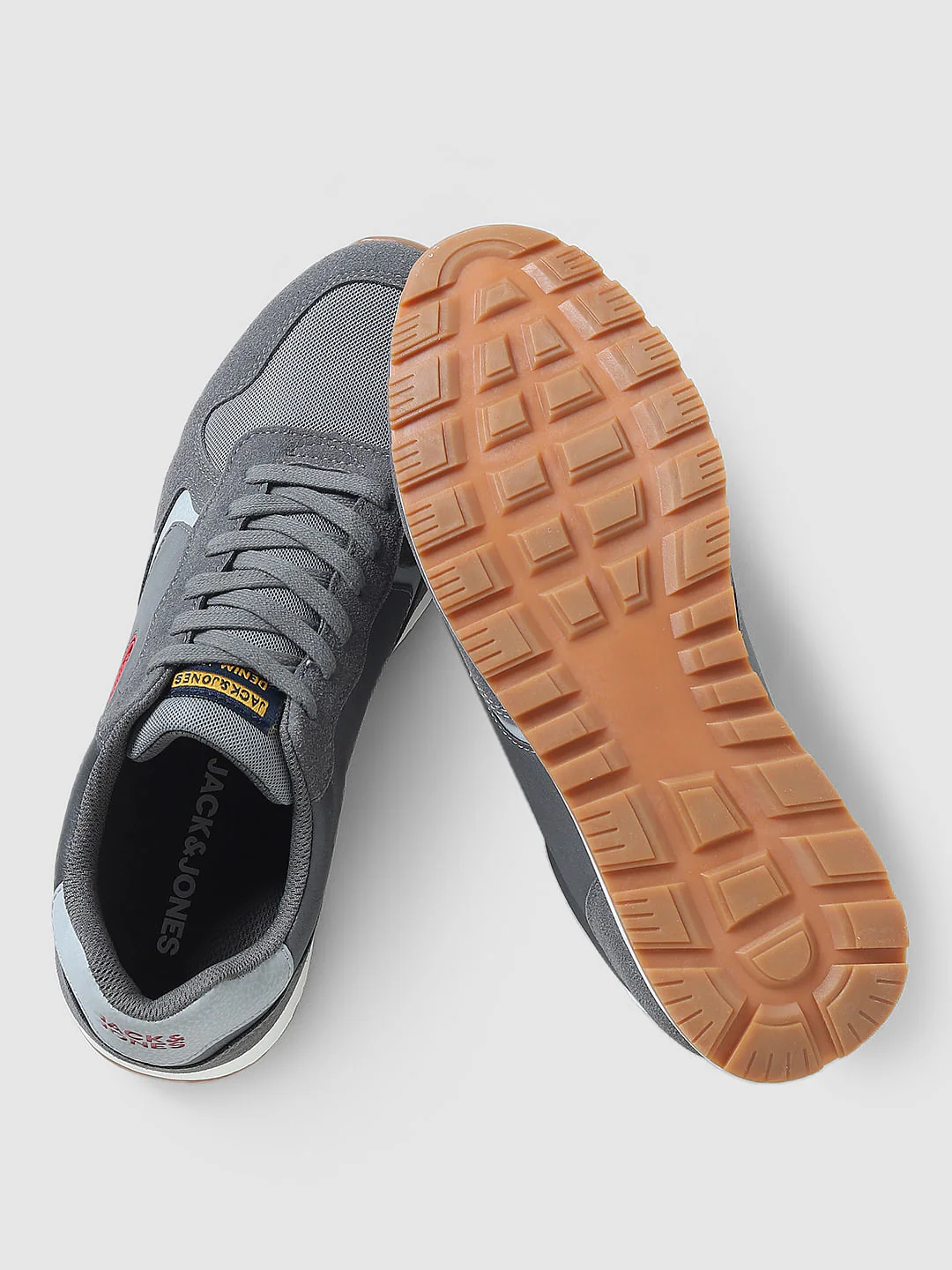 Grey PU Sneakers - Image 6