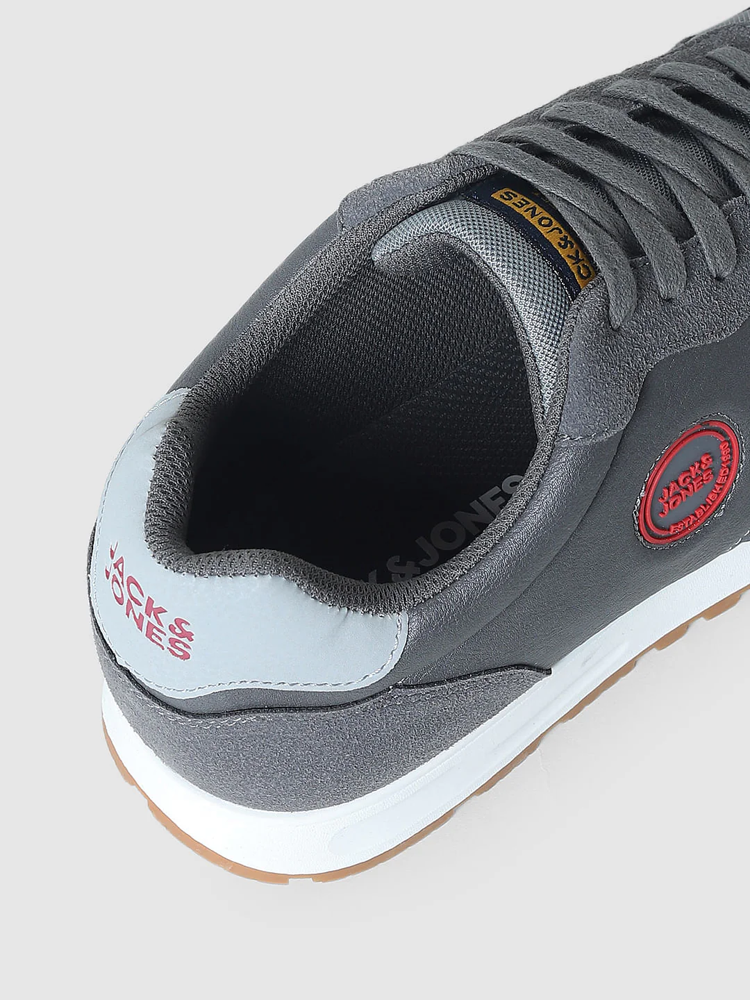 Grey PU Sneakers - Image 8