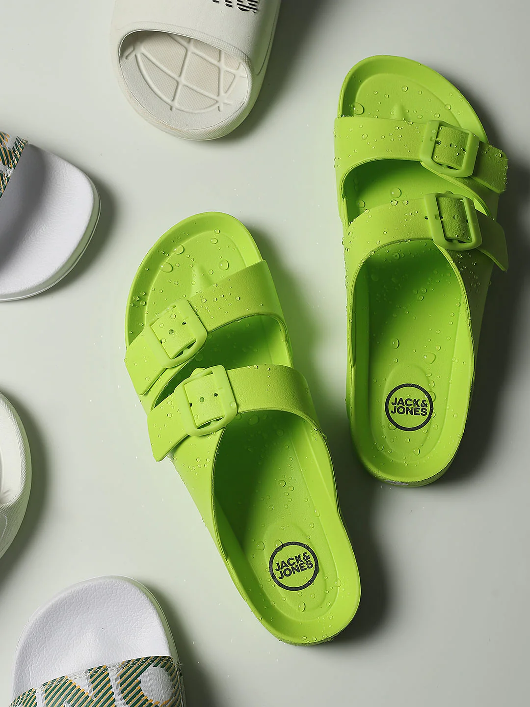Neon Green Sandals