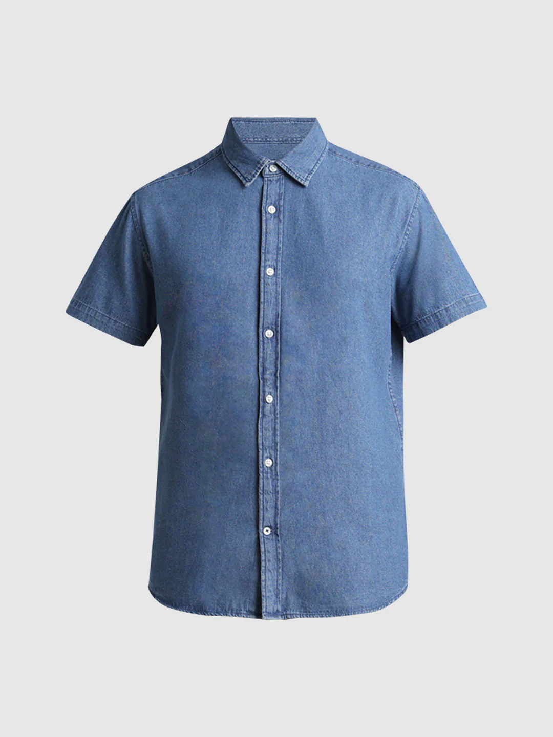 Blue Indigo Dyed Denim Shirt - Image 7