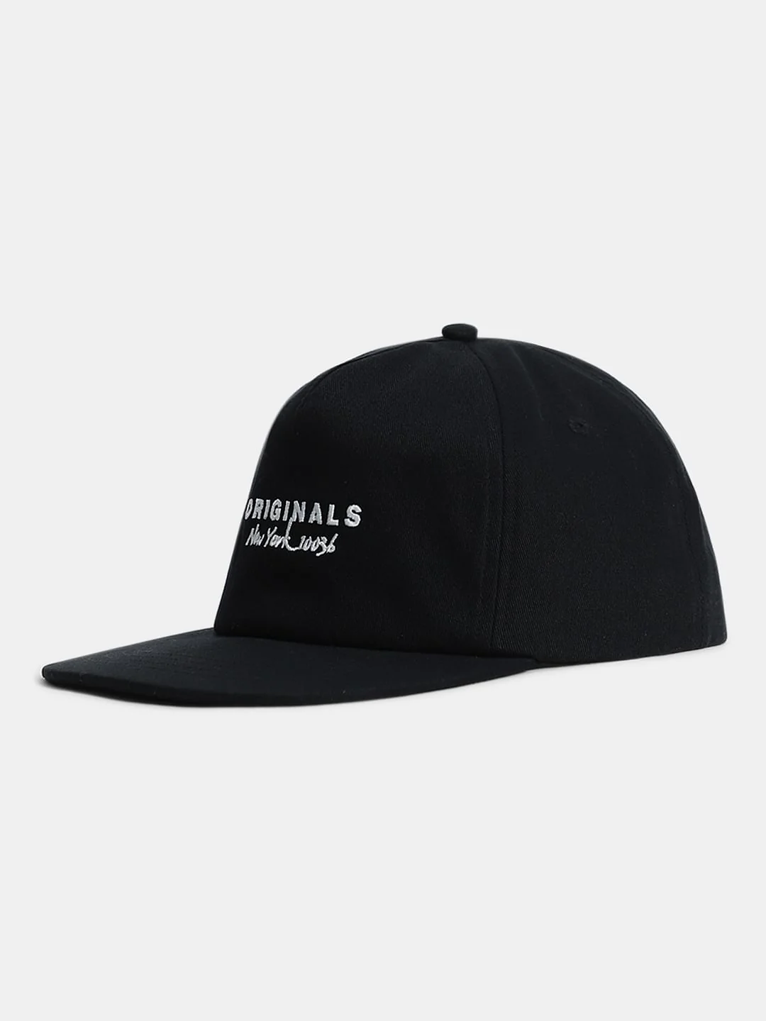Black Embroidered Logo Cap - Image 2