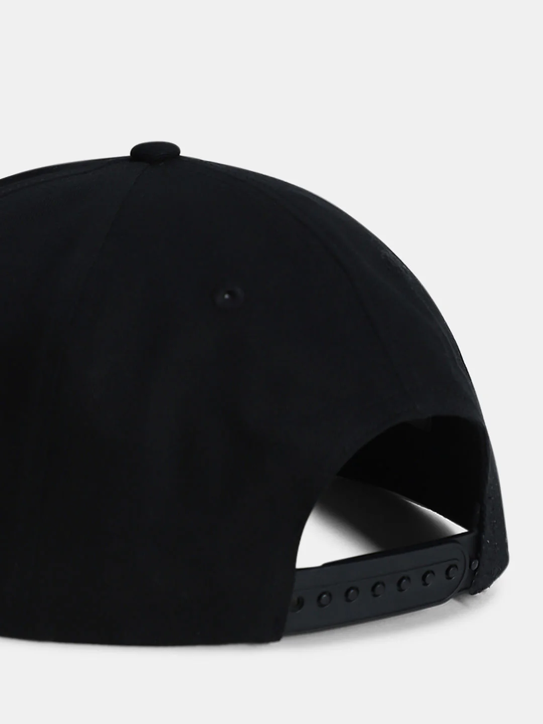 Black Embroidered Logo Cap - Image 5