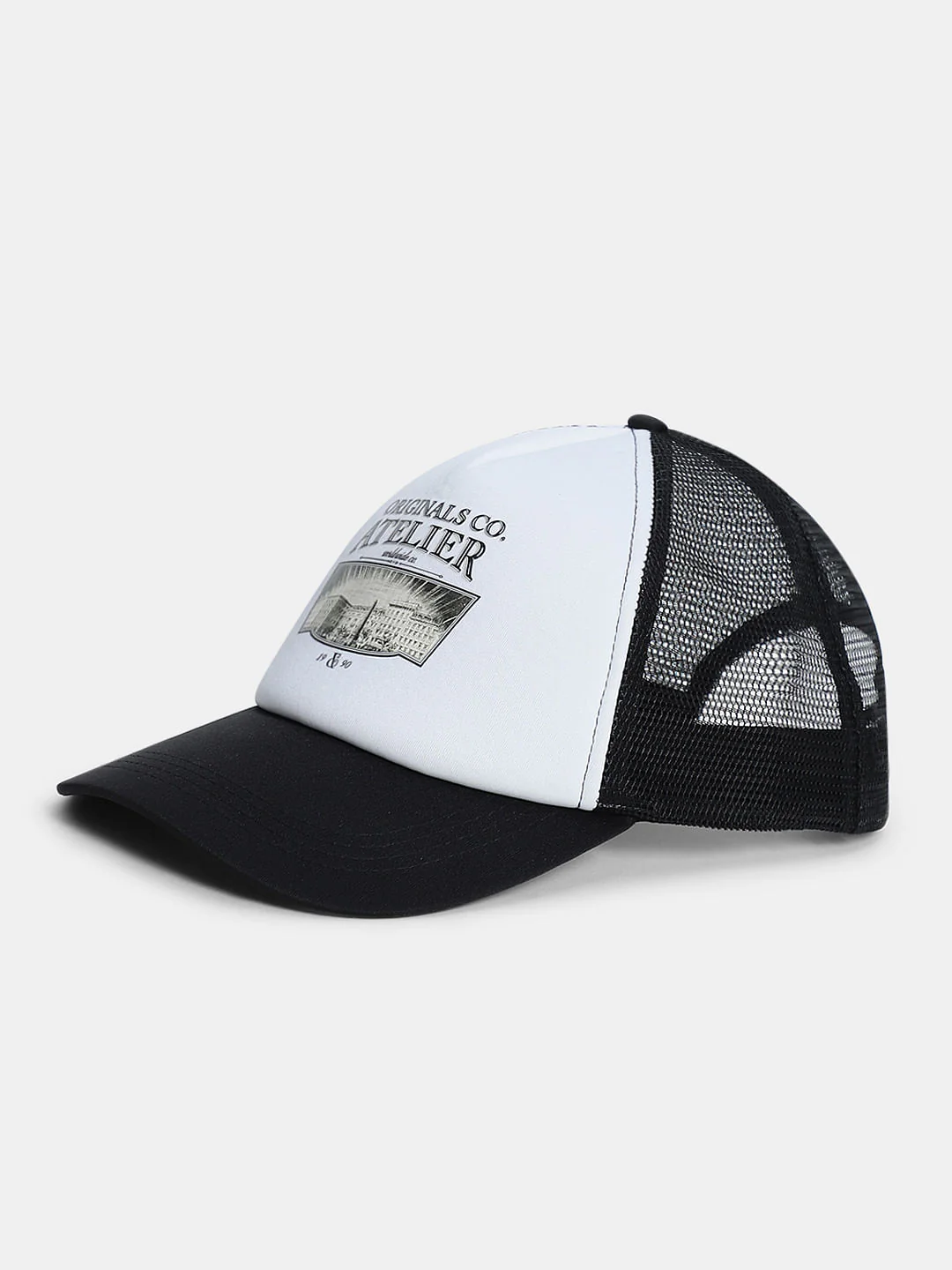 Navy Mesh Trucker Cap - Image 2