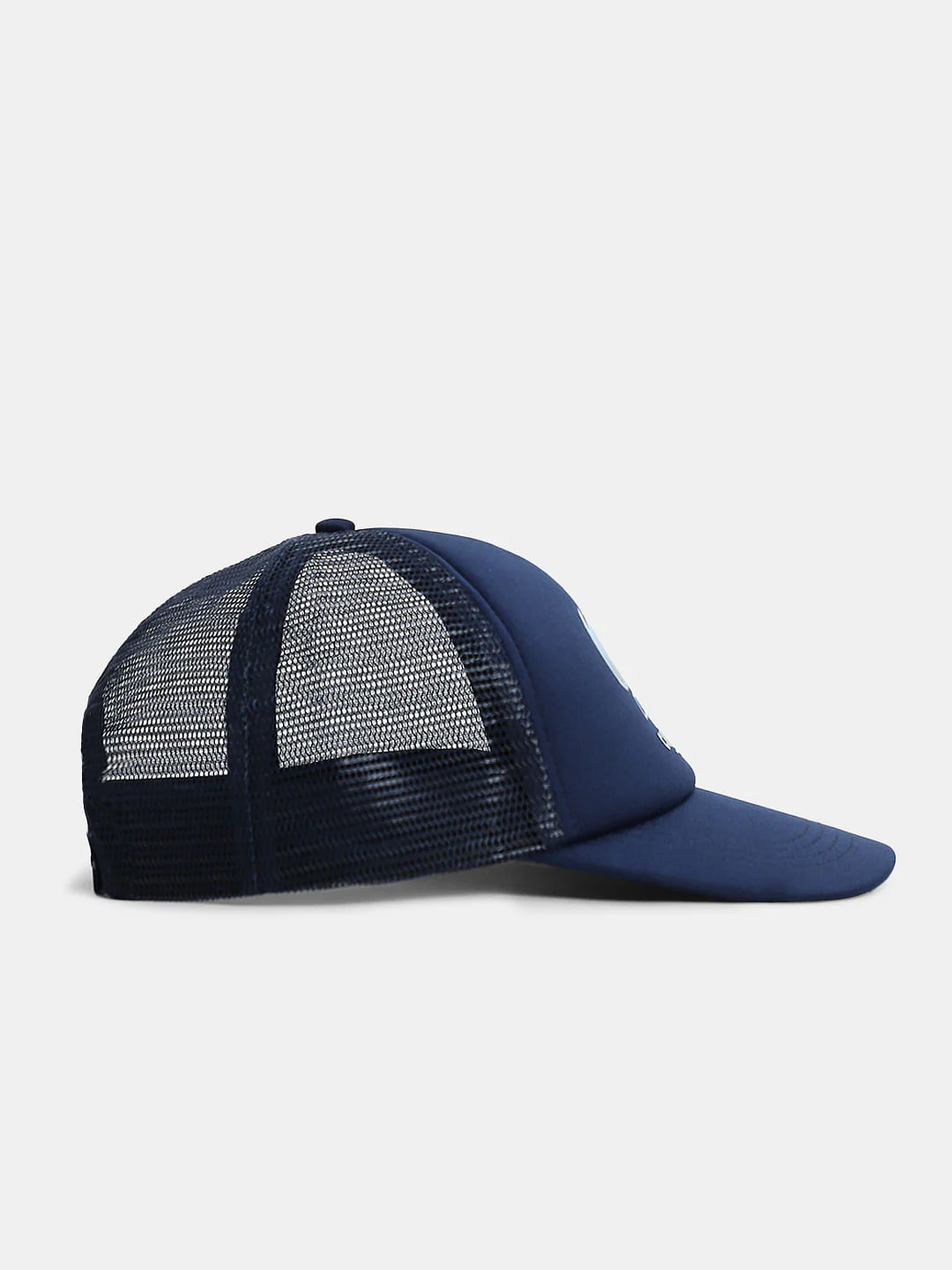 Navy Blue Printed Trucker Cap - Image 3