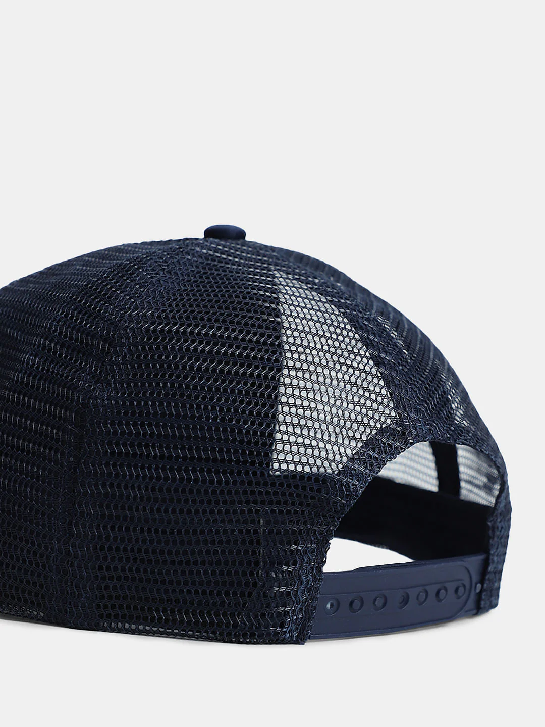 Navy Blue Printed Trucker Cap - Image 5