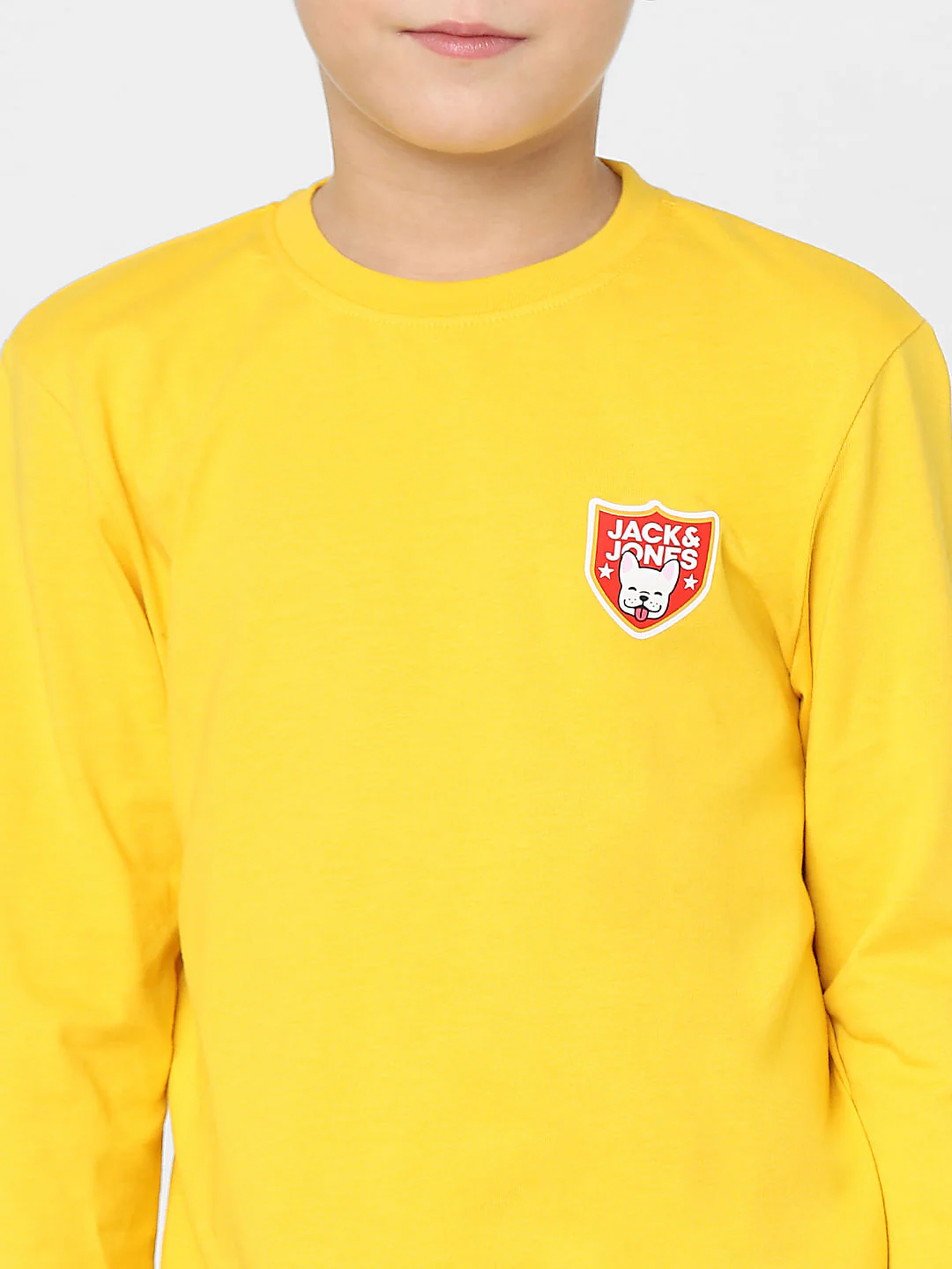 Boys Yellow Crew Neck T-shirt - Image 5