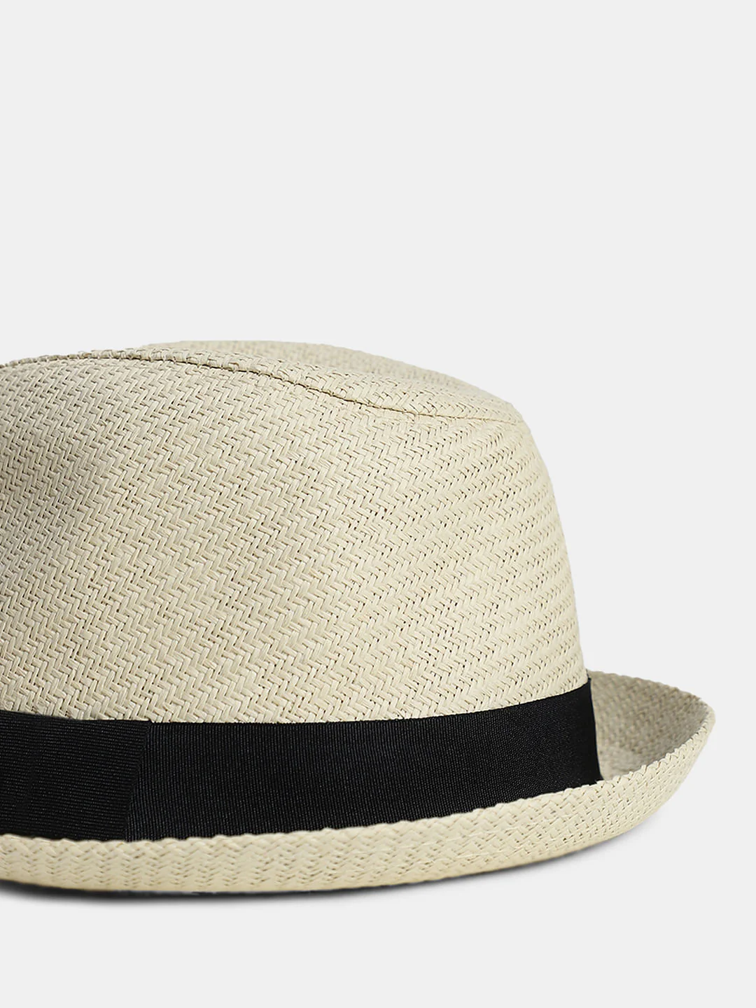 Cream Paper straw Hat - Image 5