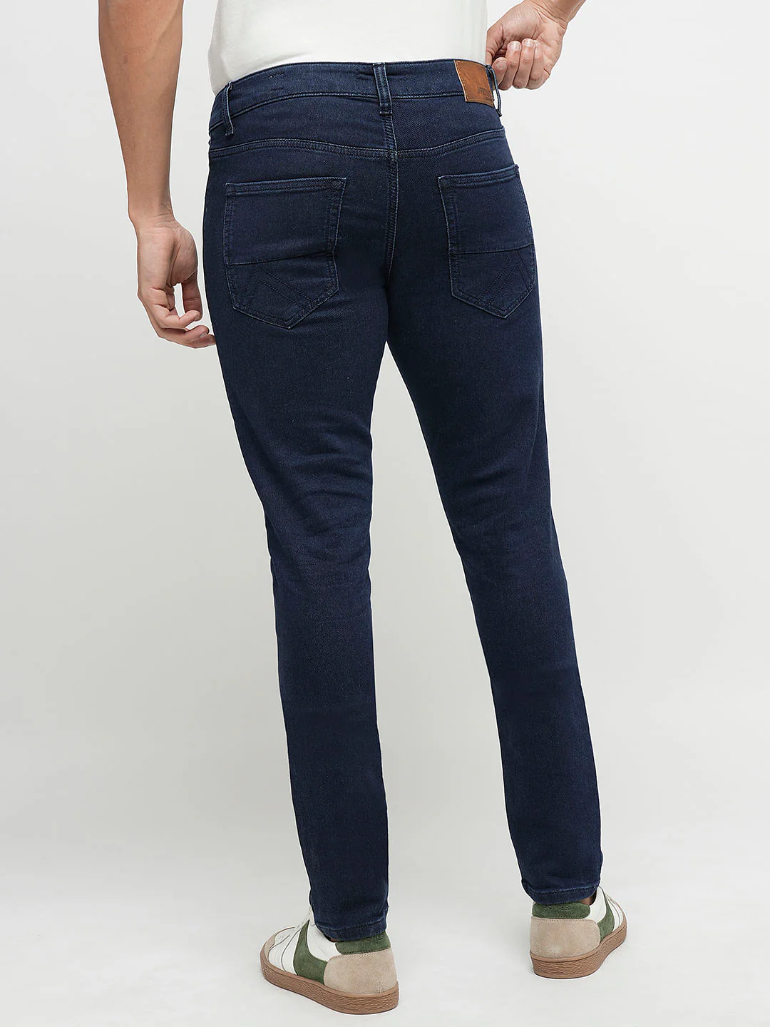 PRODUKT by JACK&JONES Blue Mid Rise Slim Fit Jeans - Image 4