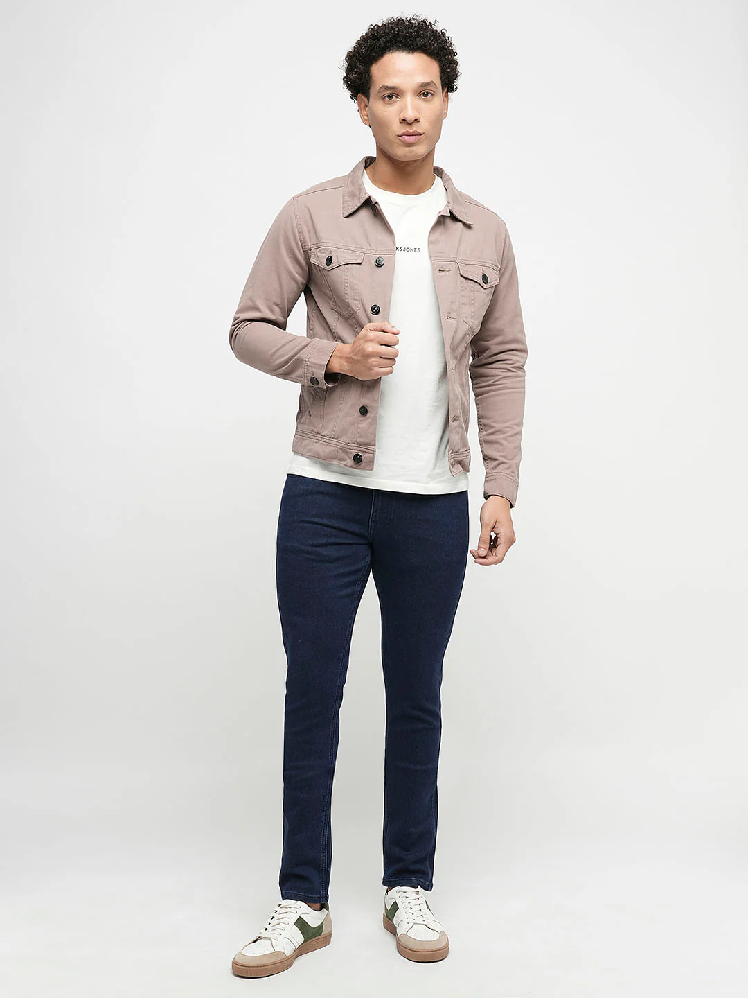 PRODUKT by JACK&JONES Blue Mid Rise Slim Fit Jeans - Image 5