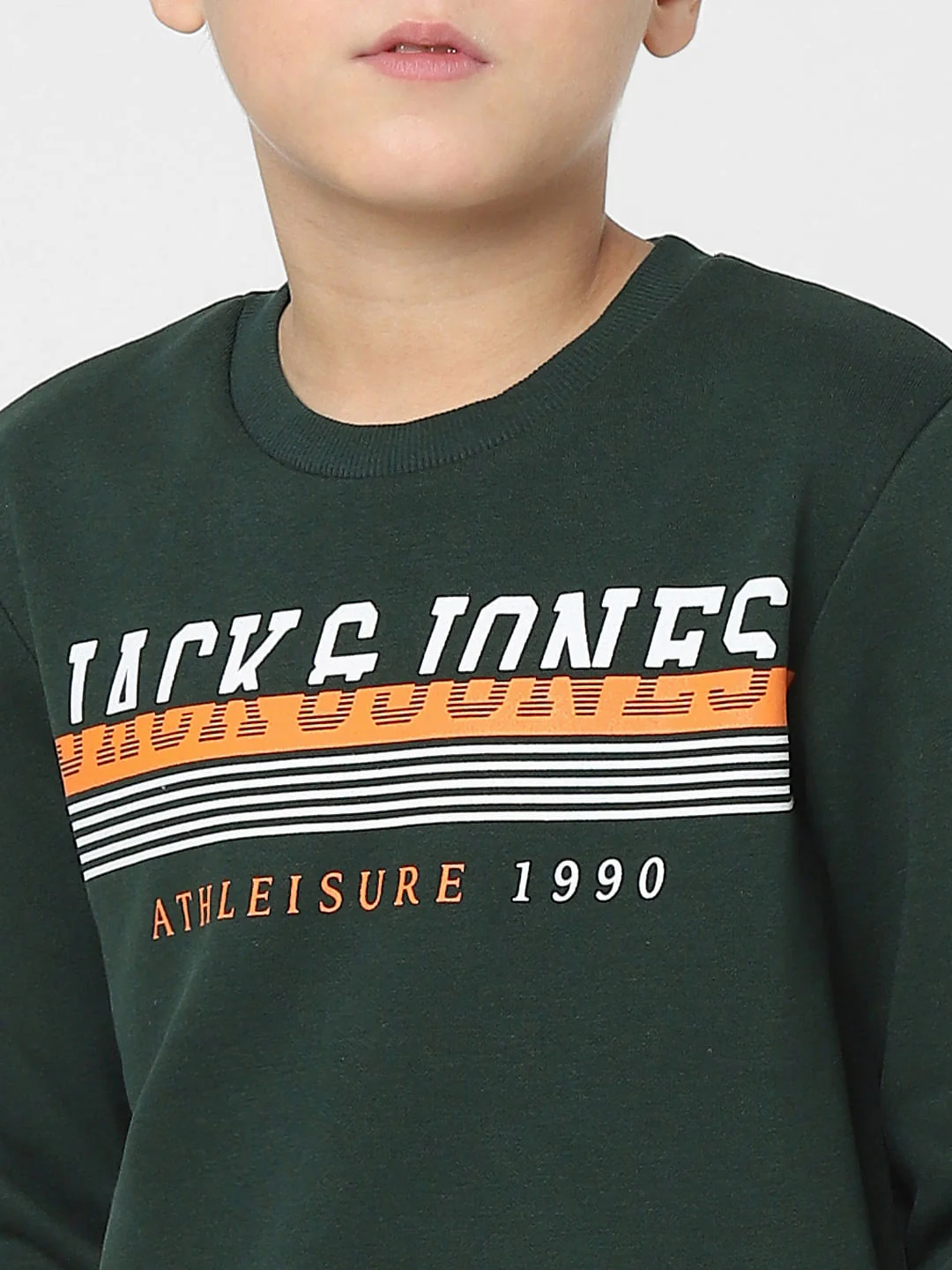 Dark Green Logo Print Sweatshirt - Image 5