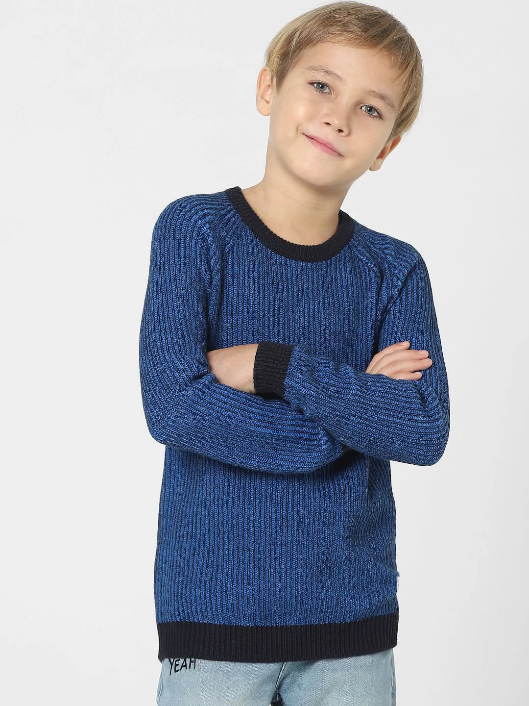 Boys Blue Pullover - Image 2