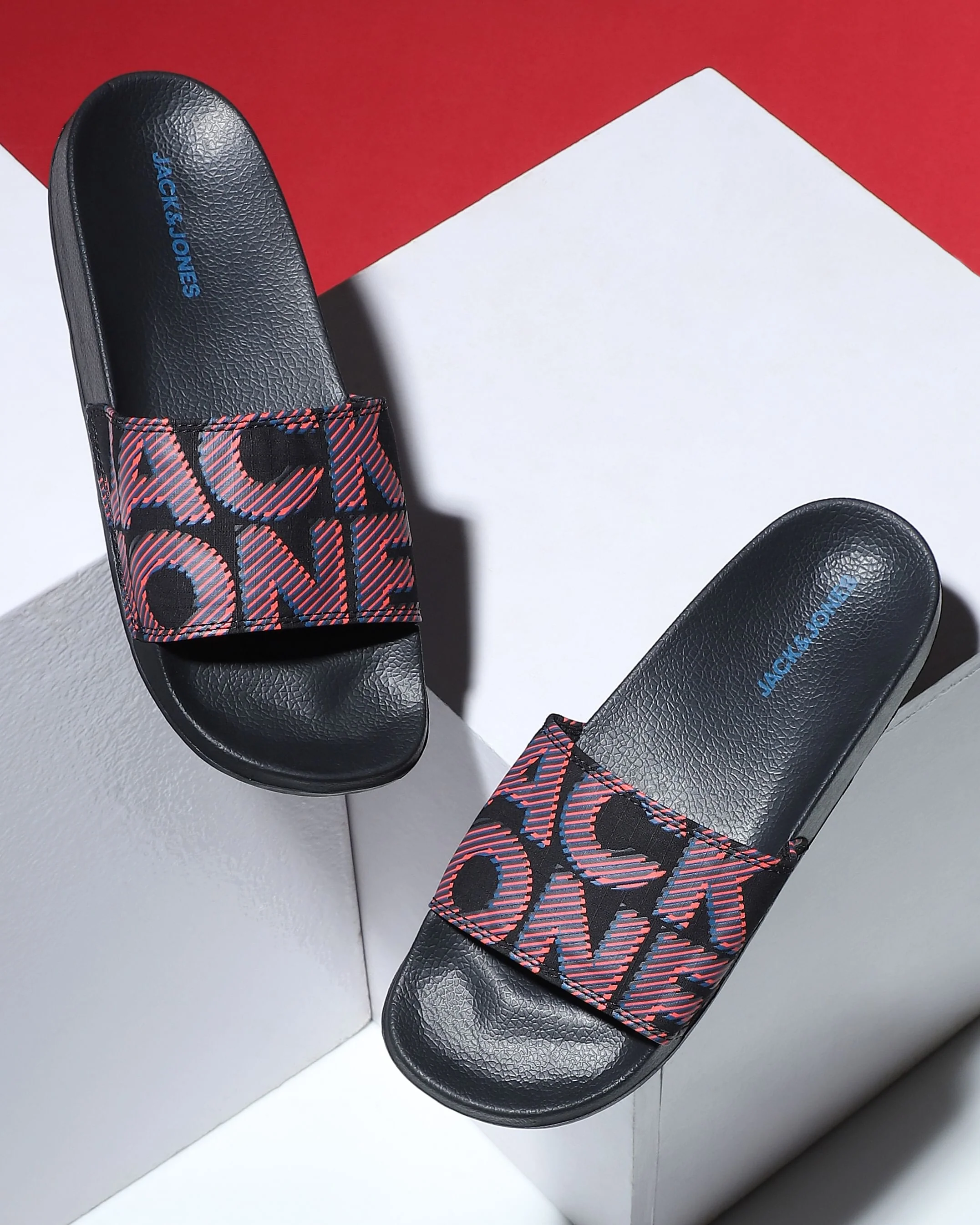 Black Typographic Print Sliders